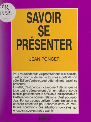 cover image of Savoir se présenter